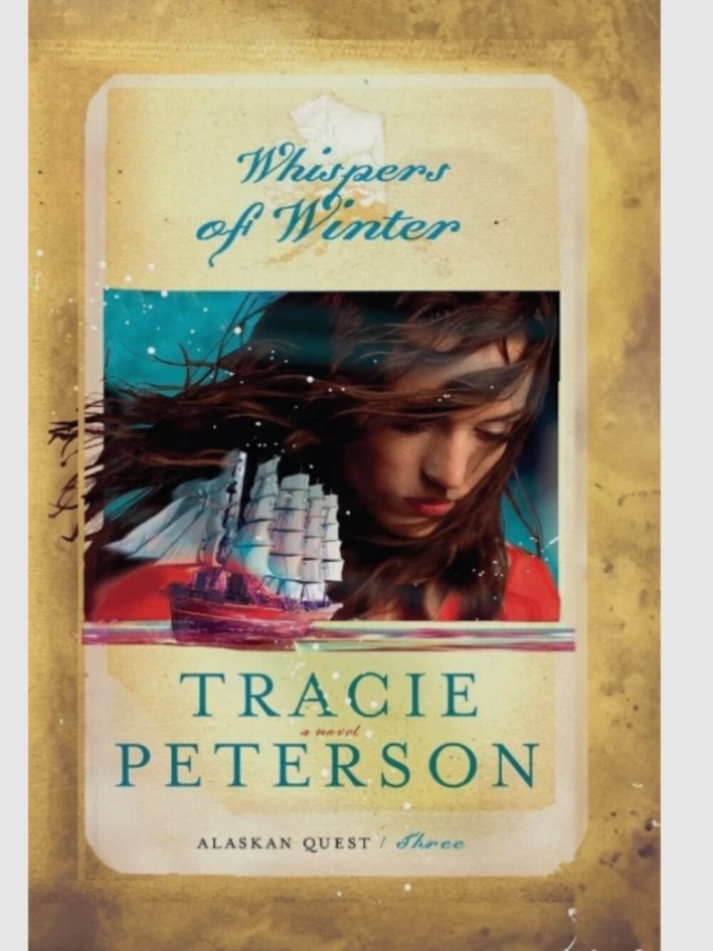 5/$15 Book Whispers of Winter Tracie Peterson Alaskan Quest 3 Historical Romance